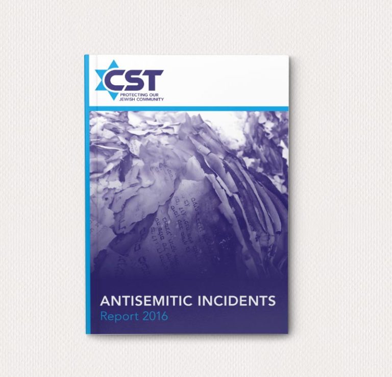Antisemitic Incidents Report 2016